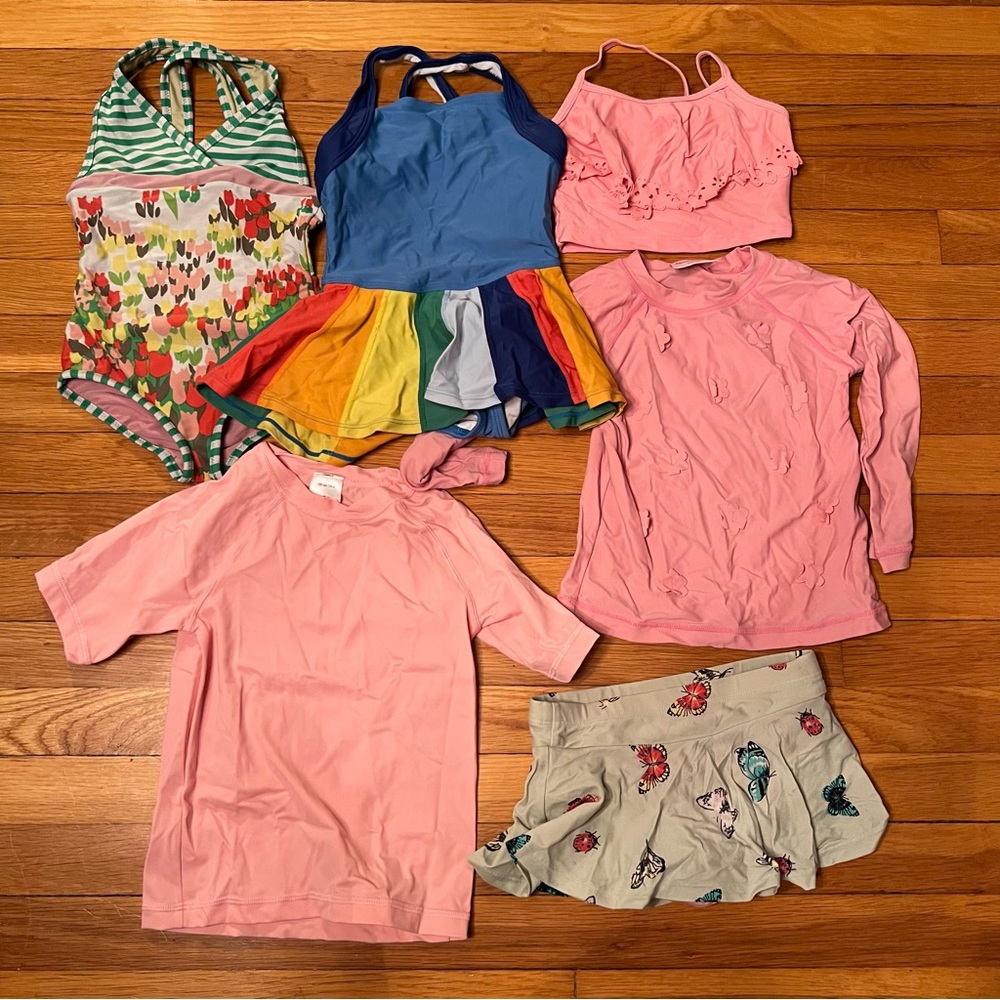 Hanna Andersson bathing suit lot in size 4